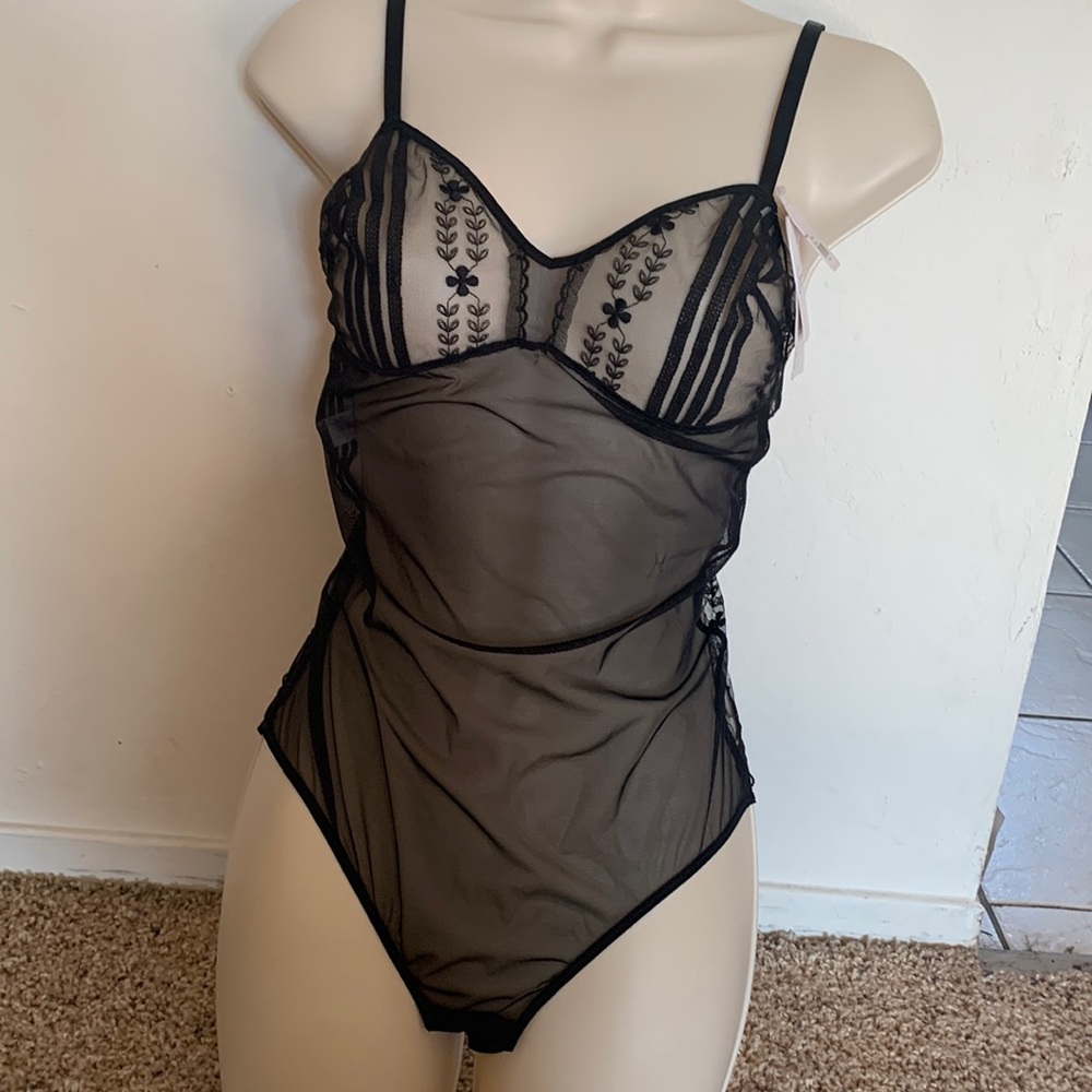 NWT Simone Perele Black Marthe Body suit